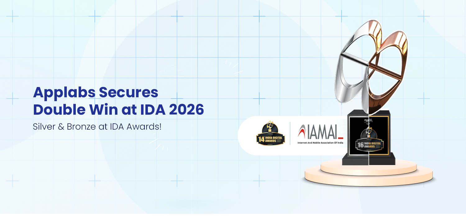 Applabs wins Silver and Bronze at India Digital Awards 2026 powered by IAMAI.